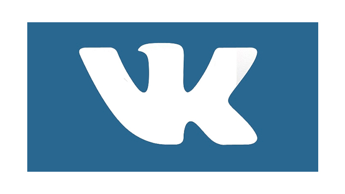 синий логотип Вконтакте