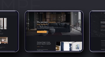 Создали сайт для компании по ремонту квартир